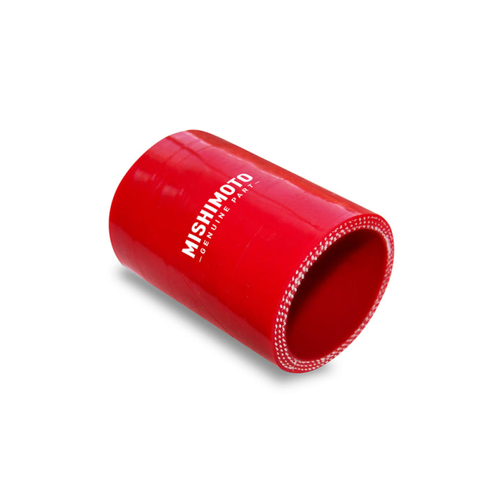Mishimoto 3.5 Inch Straight Silicone Hose Coupler Red - OneFastShop