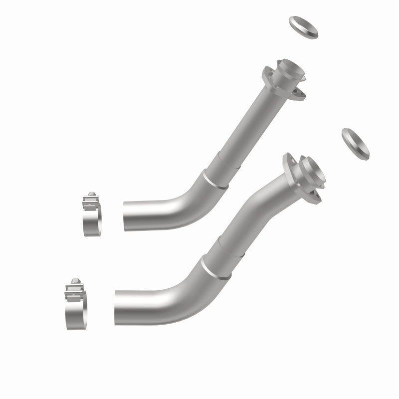Magnaflow 2-Piece Front Exhaust Pipe Kit for 66-72 Chevy C10 Pickup V8 2in Tubing with Clamps and Inlet Flanges