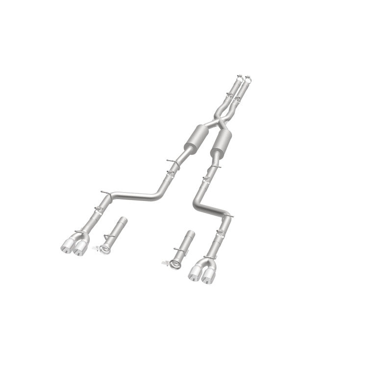 Magnaflow Cat-Back Exhaust System SS 2.5in Quad Split Rear 3.5in Tip for 2015 Dodge Challenger R/T 5.7L - OneFastShop