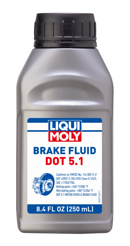 LIQUI MOLY 250mL Brake Fluid DOT 5.1 Compatible with Acura ILX Integra MDX RDX TLX and More