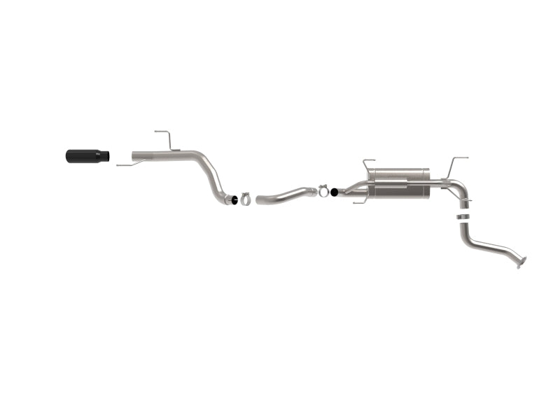 aFe 2025 Toyota 4-Runner 2.5 in. to 3 in. SS-304 Cat-Back Exhaust with Black Tip - OneFastShop