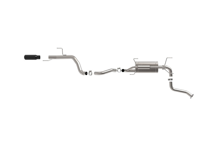 aFe 2025 Toyota 4-Runner 2.5 in. to 3 in. SS-304 Cat-Back Exhaust with Black Tip - OneFastShop