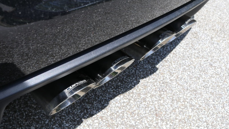 Corsa Polished Sport Axle-Back Exhaust with 4.5in Tips for Chevrolet Corvette C6 6.2L 2009-2013