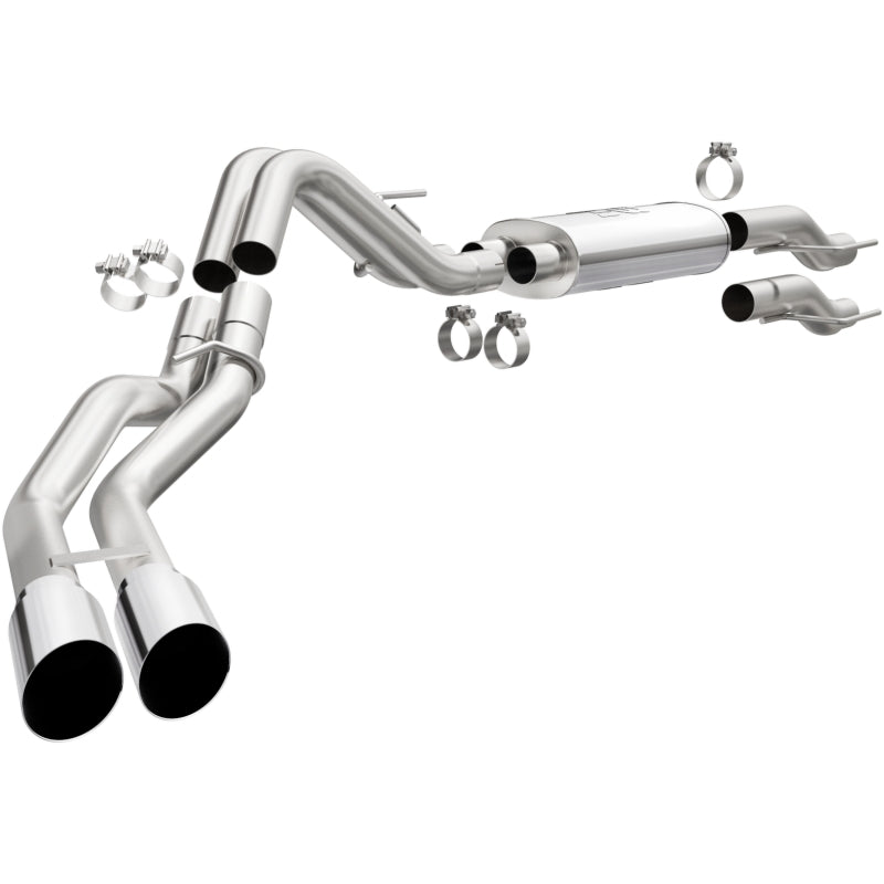Magnaflow Street Series Cat-Back Exhaust System for 15-21 Ford F-150 SS Polished Rear Exit - OneFastShop