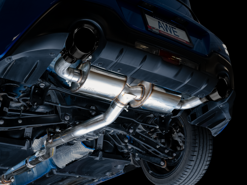 AWE Touring Edition Cat-Back Exhaust with Diamond Black Tips - Subaru BRZ/ Toyota GR86/ Toyota 86