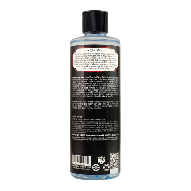 Chemical Guys Tire & Trim Gel 16oz for Plastic & Rubber