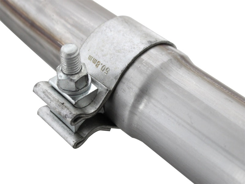 aFe Power Twisted Steel Y-Pipe for Jeep Wrangler V6 3.6L (12-14)