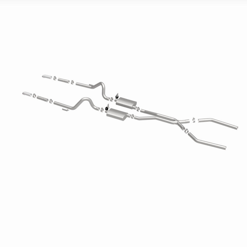 MagnaFlow Street Series Crossmember-Back Exhaust System 2.5inch - 64-66 Ford Mustang