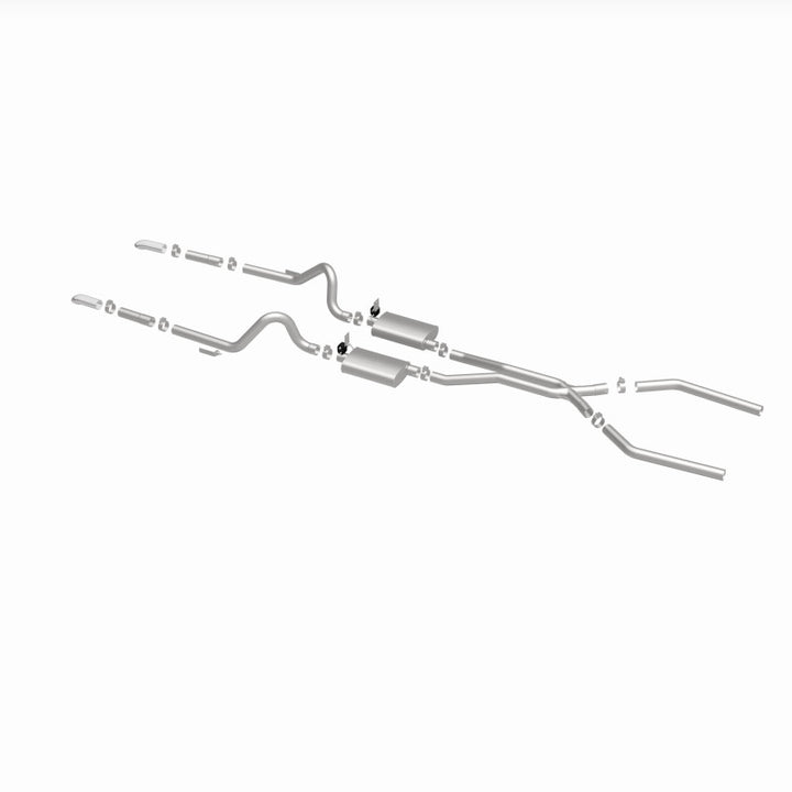 MagnaFlow Street Series Crossmember-Back Exhaust System 2.5inch - 64-66 Ford Mustang
