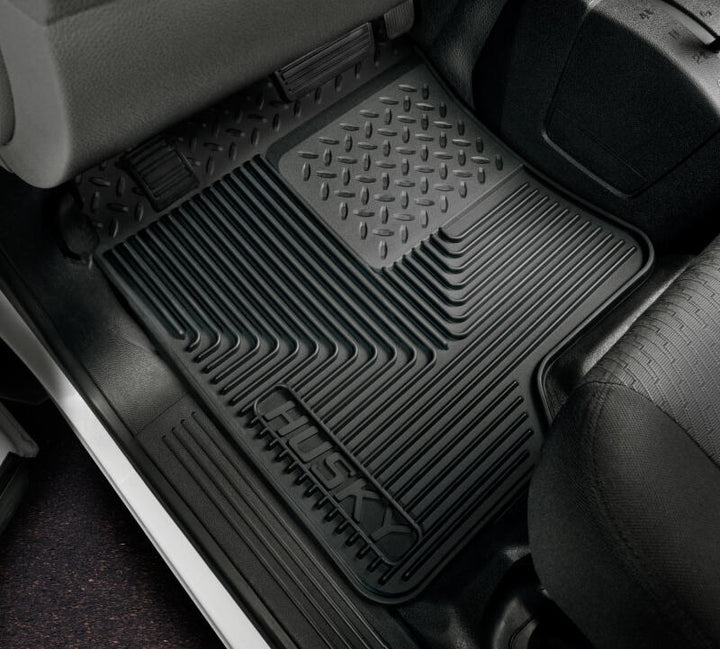 Husky Liners Universal HD Classic Style Black Floor Mat Center Hump (No Shifter Console) - OneFastShop