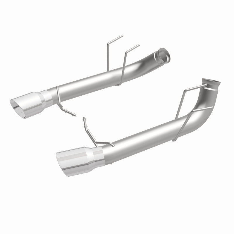 Magnaflow Dual Split Rear Exit Stainless Axle-Back Cat Back Exhaust Competition for 2013-2014 Ford Mustang GT Boss 302 - OneFastShop