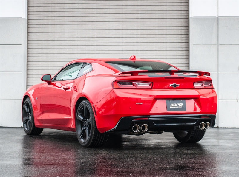 Borla Catback Exhaust System for 2016-2017 Chevy Camaro 6.2L ATAK with Dual Tips NPP Dual Split Rear Exit
