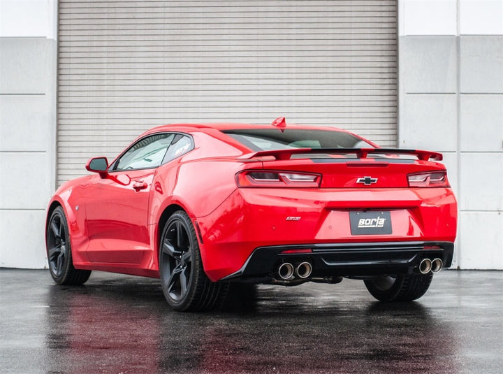 Borla Catback Exhaust System for 2016-2017 Chevy Camaro 6.2L ATAK with Dual Tips NPP Dual Split Rear Exit