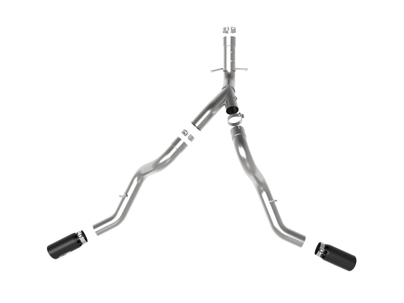 aFe Large Bore-HD 4in 409SS DPF-Back Exhaust - Chevrolet Silverado / GMC Sierra 2500 HD / 3500 HD 6.6L L5P Duramax, image 5