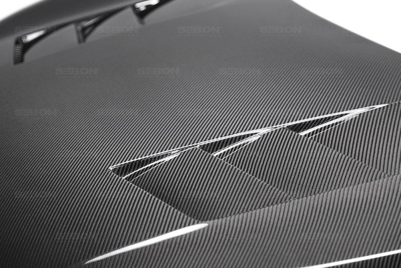 Seibon TS-Style Carbon Fiber Hood for 2016-2018 Honda Civic Coupe/Sedan/Hatchback