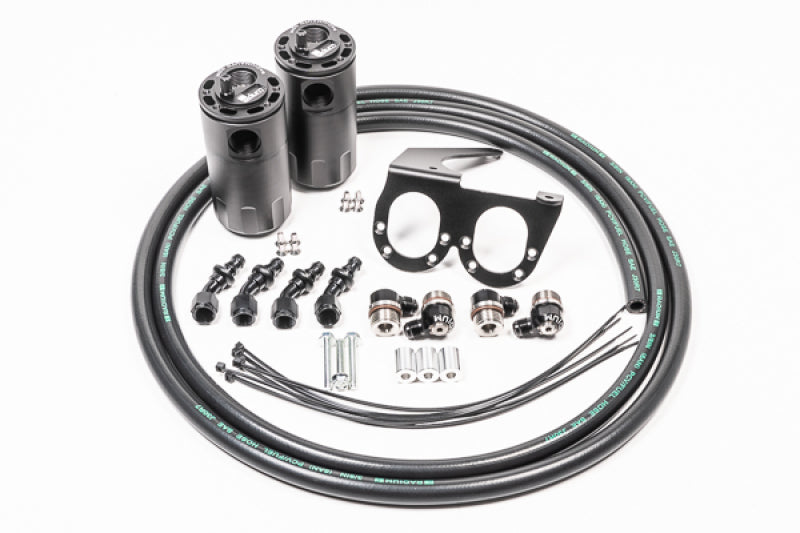 Radium Engineering Dual Catch Can Kit CCV Fluid Lock for Nissan R35 GT-R 2009-2021