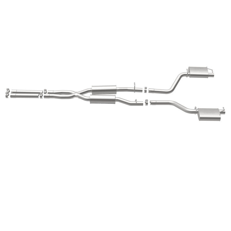 Magnaflow Cat-Back SS 2.5in Dual Split Rear Exit OEM Tips for 15-16 Dodge Charger Chrysler 300 5.7L V8 - OneFastShop