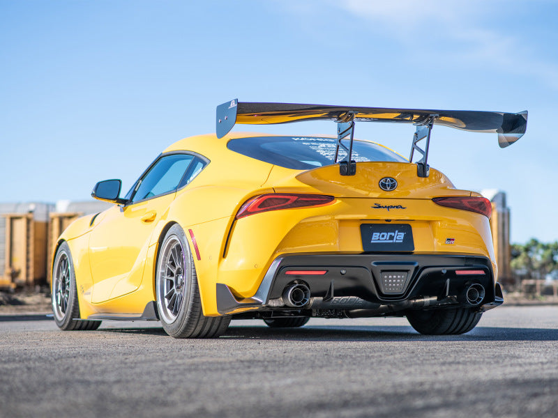 Borla Catback Exhaust System for 2020-2024 Toyota GR Supra 3.0L I6 - 3in ATAK with Carbon Fiber Tips