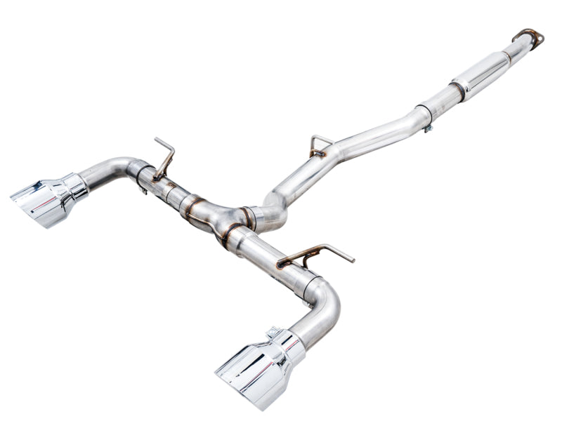AWE Track Edition Cat-Back Exhaust - Subaru BRZ, Toyota 86 2013-2026 - Chrome Silver Tips