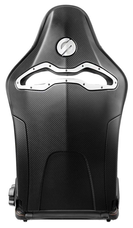 Sparco SPX Special Edition Reclinable Carbon Seat - Black/Red, Driver Side