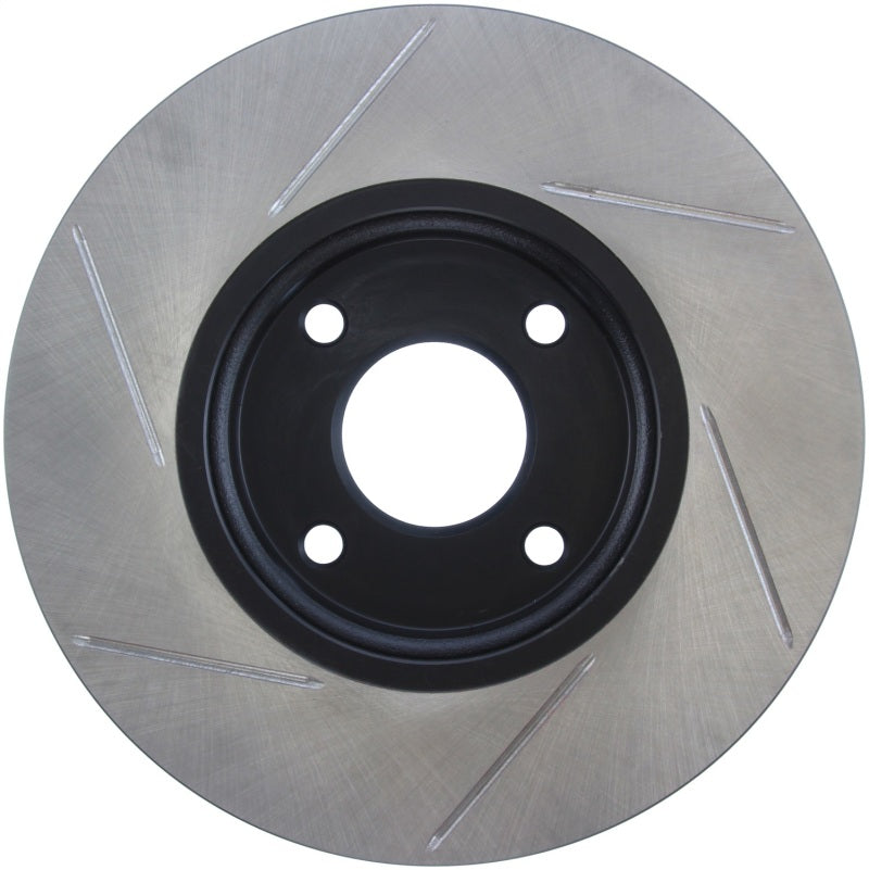StopTech Left Front Disc Slotted Brake Rotor for 2014-2019 Ford Fiesta - OneFastShop