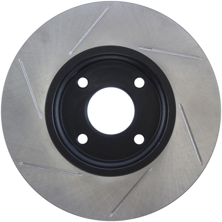 StopTech Left Front Disc Slotted Brake Rotor for 2014-2019 Ford Fiesta - OneFastShop