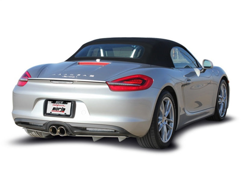 Borla Dual Center Rear Exit Catback Exhaust System - Porsche Cayman/Boxster (981) RWD - 14-15