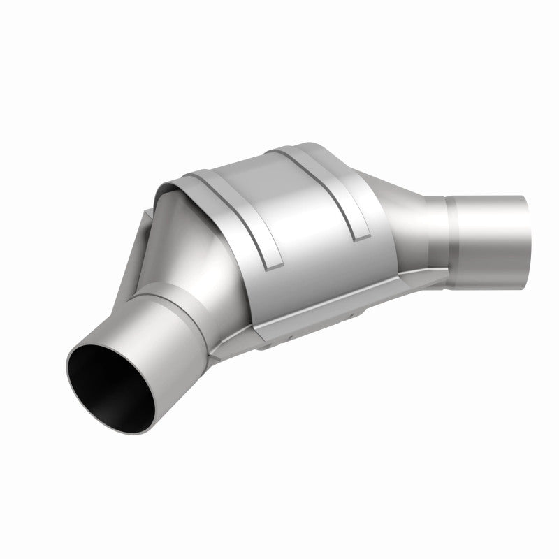MagnaFlow Universal Catalytic Converter 2.25 Angled In/Out - Ford Expedition F-150, Mercedes-Benz ML430, Saab 9-5 - OneFastShop
