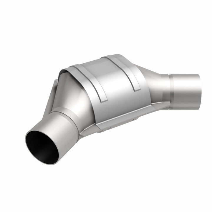 MagnaFlow Universal Catalytic Converter 2.25 Angled In/Out - Ford Expedition F-150, Mercedes-Benz ML430, Saab 9-5 - OneFastShop