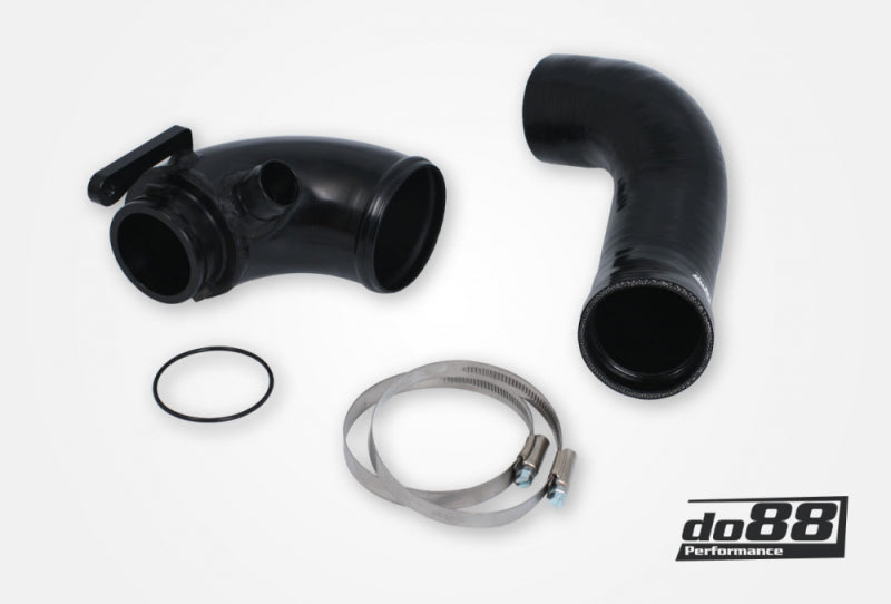 do88 Turbo Inlet Pipe 48.5mm OEM Airbox - VAG 1.8T/2.0T (MQB) 2012-Present - Black