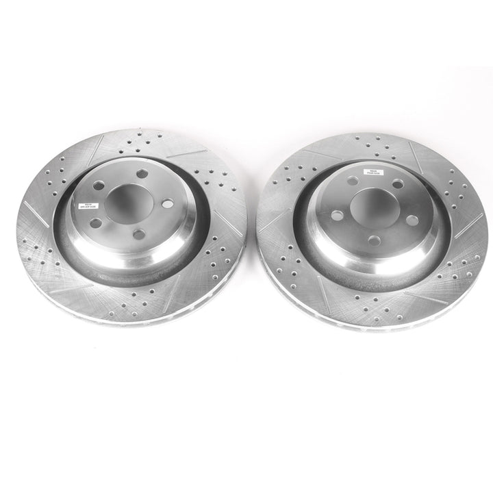 PowerStop Rear Evolution Drilled & Slotted Rotors - Chrysler 300 05-10 - OneFastShop