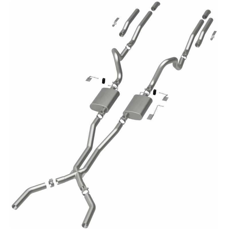 Magnaflow Street Series CB Exhaust System for 67-74 Dodge Charger 7.2L - OneFastShop