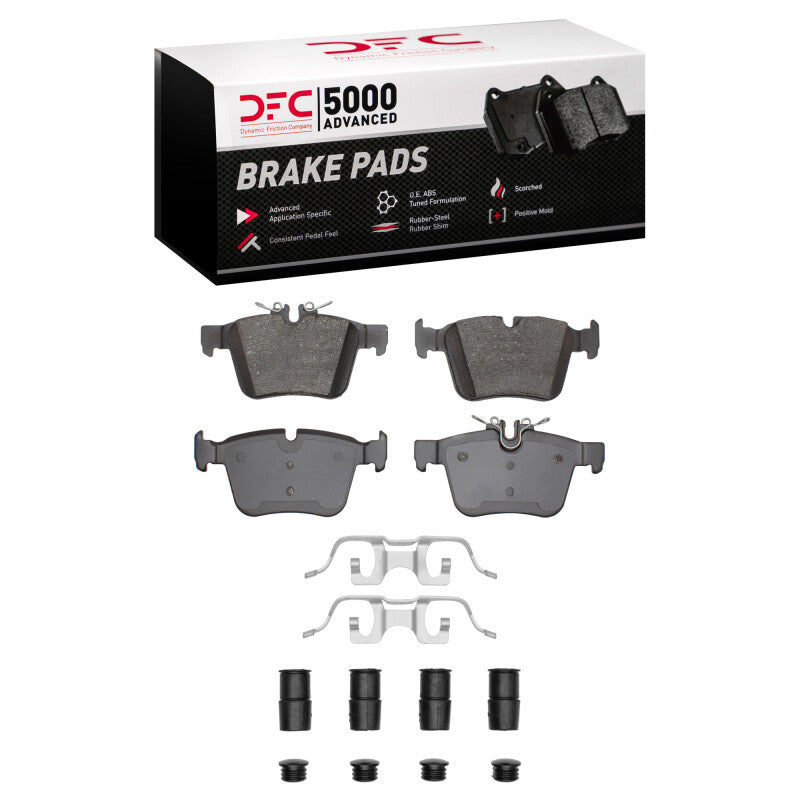 DFC 5000 Advanced Ceramic Rear Brake Pads with Hardware - Mercedes-Benz C300 / C400 2015-2023