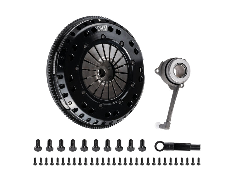 DKM Clutch MS Twin Disc Clutch Kit with Steel Flywheel for VW MK4 R32 (660 ft/lbs Torque) - OneFastShop