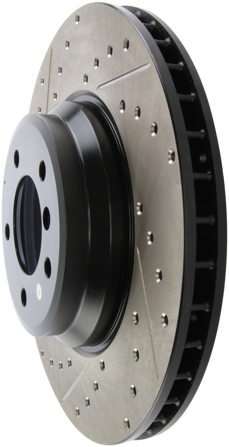 StopTech Slotted & Drilled Right Front Rotor for 07-09 BMW 335 (E90/E92/E93) - OneFastShop