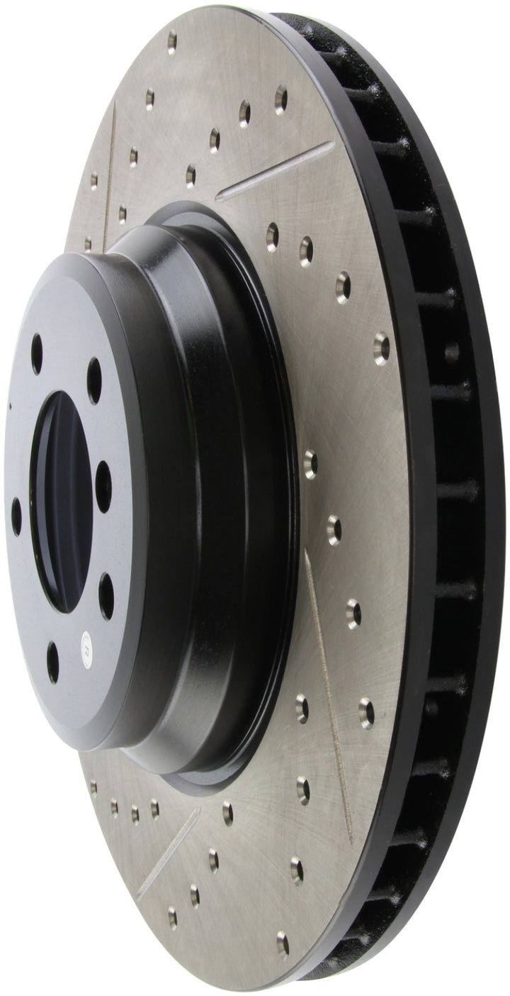 StopTech Slotted & Drilled Right Front Rotor for 07-09 BMW 335 (E90/E92/E93) - OneFastShop