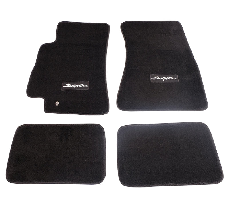 NRG Floor Mats - Toyota Supra 96-02 Custom Logo - 4 Piece - OneFastShop