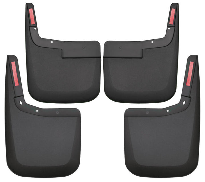 Husky Liners Mud Guards Black Front and Rear 2015-2017 Ford F-150 w/o Fender Flares