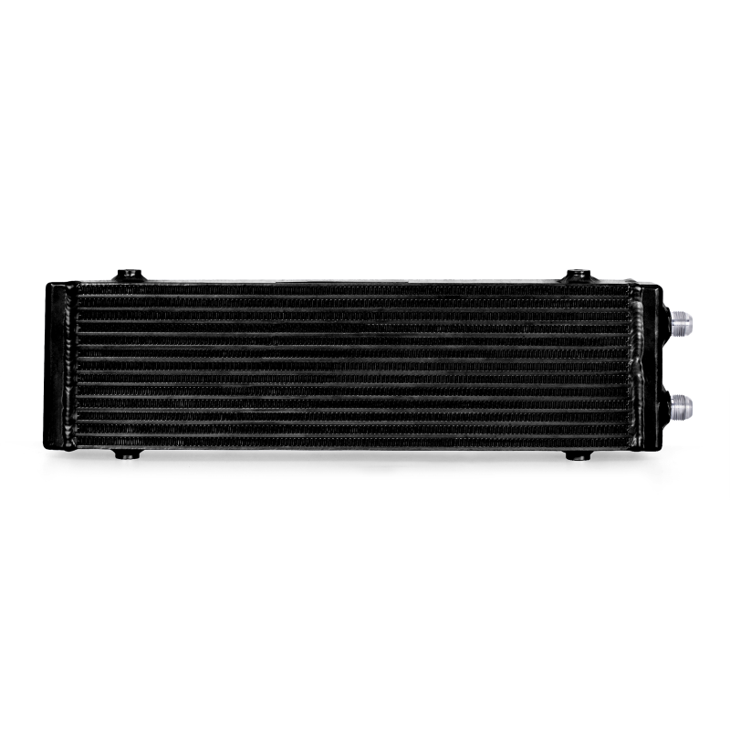 Mishimoto Universal Large Bar and Plate Dual Pass Black Oil Cooler for 2018-2021 Ford Mustang GT Bullitt Mach 1