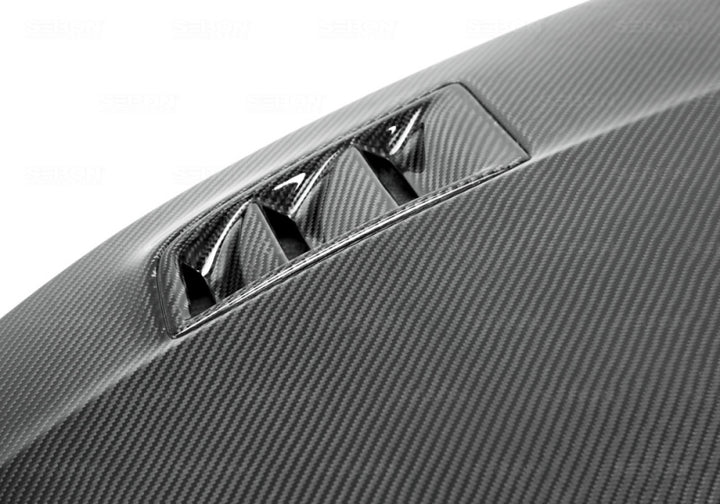 Seibon MGII-Style Carbon Fiber Hood for 06-07 Honda Civic 4 Door - OneFastShop