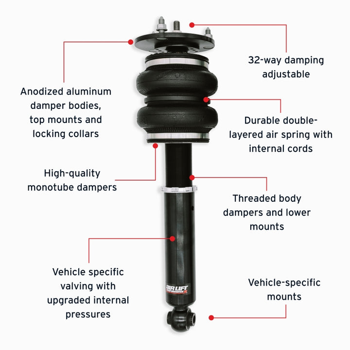 Air Lift Performance 1989–2000 Front Air Suspension Kit for Lexus LS400 - OneFastShop
