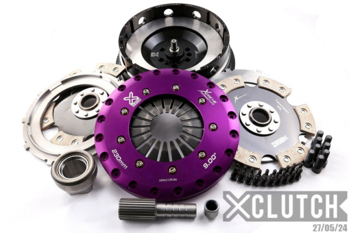 XClutch Twin Solid Ceramic Clutch Kit 9in - BMW 335is Base 3.0L - OneFastShop