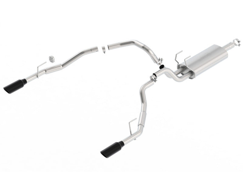 Borla Dual 2.5in Single Round S-Type Exhaust for Dodge Ram 1500 5.7L V8 - 09-17 - OneFastShop