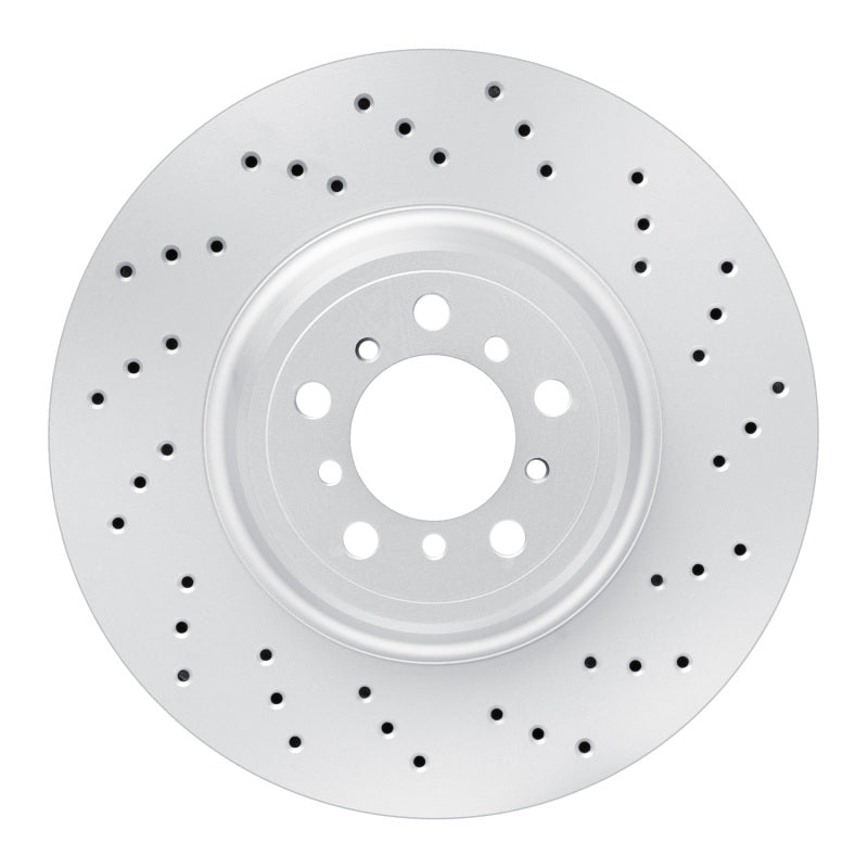 DFC Front Right Drilled Brake Rotor - BMW M2 / M3 / M4 2015-2020 - GeoSpec Coated