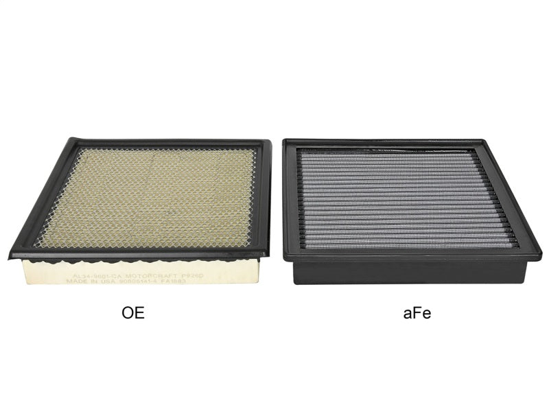 aFe MagnumFLOW Air Filters OE Replacement Dry Filter PDS - Ford F-150 09-11 V8-4.6L/5.4L/6.2L - OneFastShop
