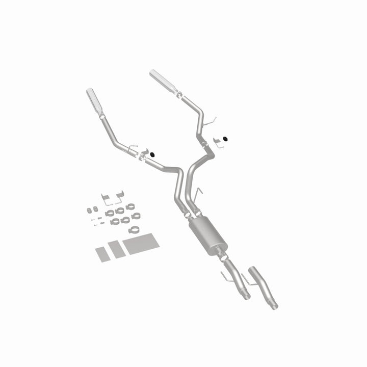 Magnaflow Catback Exhaust System for 2011-2014 Ford F-150 3.7L 5.0L 6.2L Dual Split Rear Exit with 3.5in Stainless Steel Tips - OneFastShop