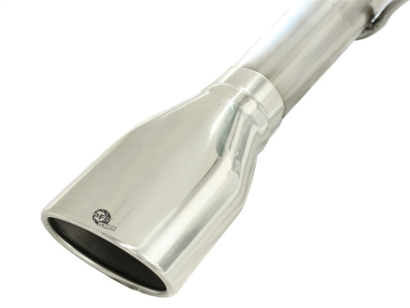 aFe MachFORCE XP Cat-Back Exhaust 4 Inch 409 Stainless Steel Oval Polished Tips 05-09 Lexus GX470 V8 4.7L
