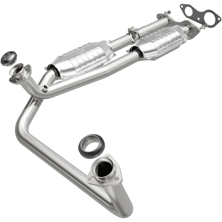 MagnaFlow Catalytic Converter DF Dual Outlet for GM Truck/SUV 96 - OneFastShop