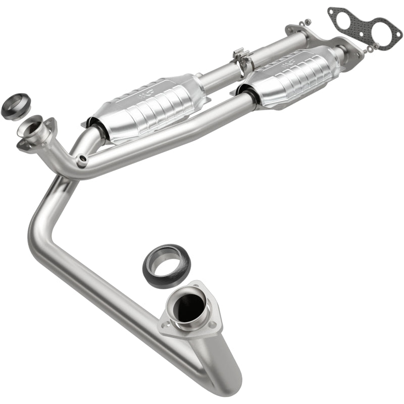 MagnaFlow Catalytic Converter DF Dual Outlet for GM Truck/SUV 96 - OneFastShop