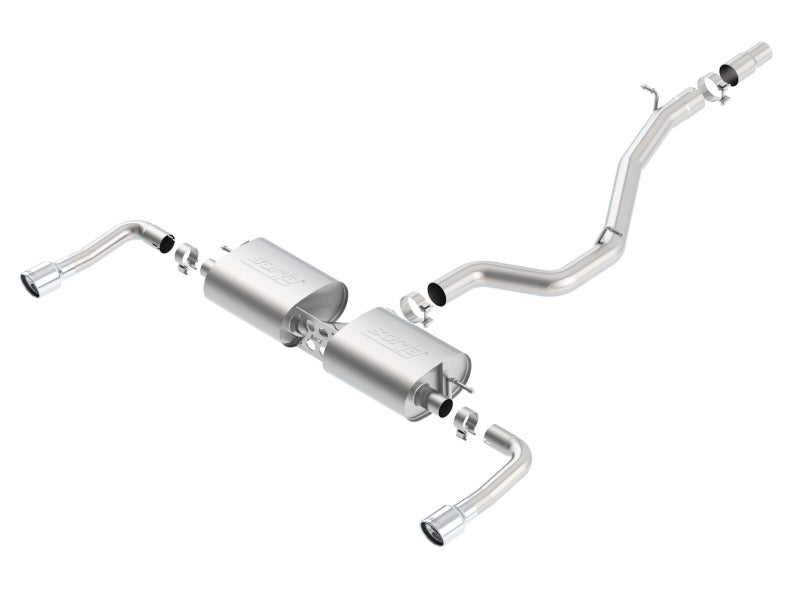 Borla S-Type Cat-Back Exhaust for 14-16 Audi A3 Quattro 2.0L Turbo RWD 4DR Single Split Rear Exit